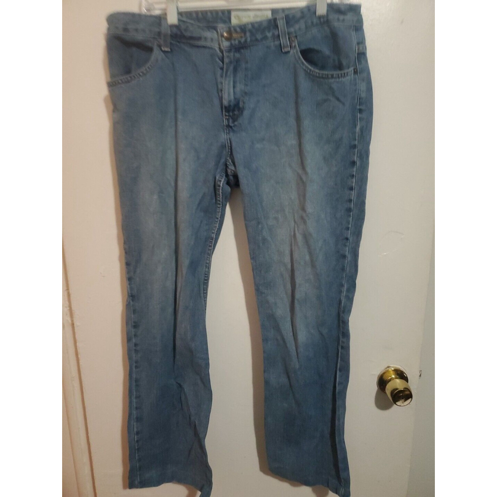 Old Navy Womens Jeans 14 Curvy Straight Blue Denim Med Wash